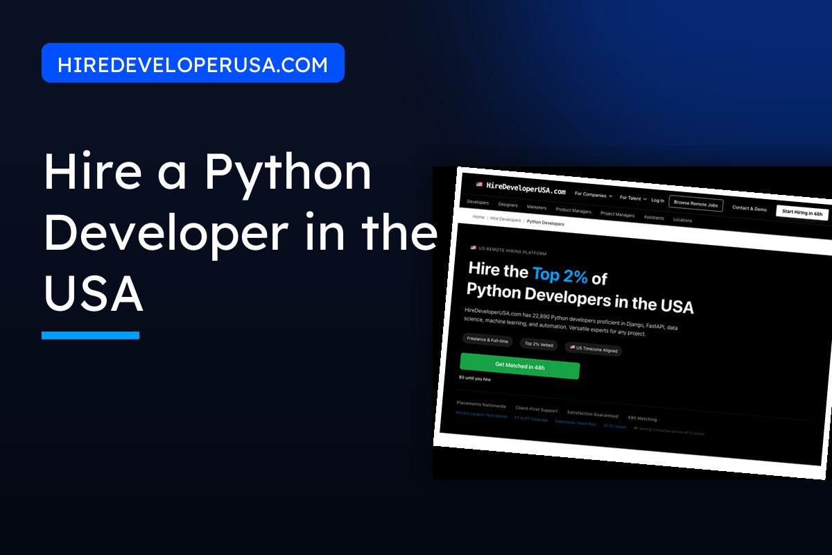 How to Hire a Python Developer in the USA